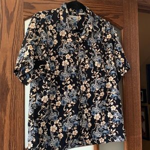 Boys Ocean Current Button Up w/ front pocket